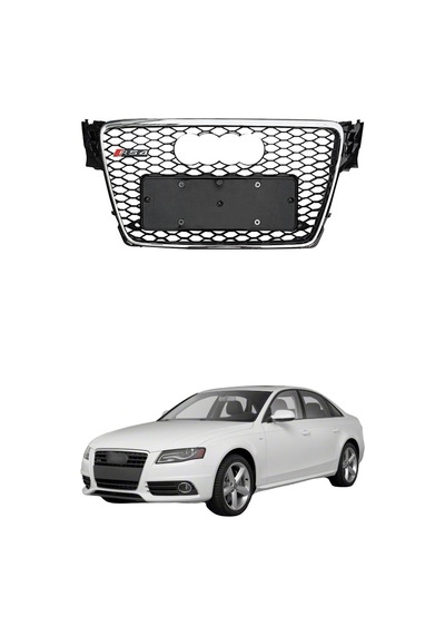 Audi A4 B8 Rs4 Kromlu Siyah Panjur 2008-2012