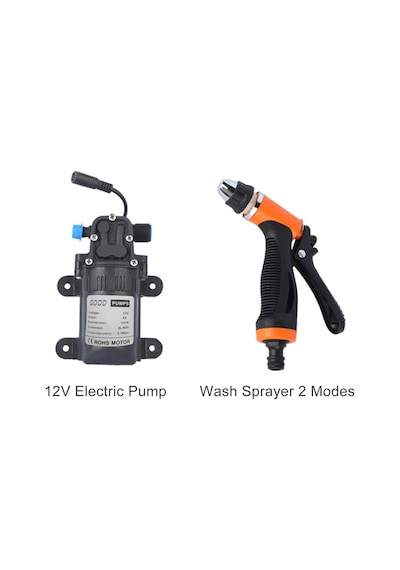 Hpy Pazar 12v Araç Yıkama Pompası 60 65w Oto Yıkama Makinası Tazdik Tabancası