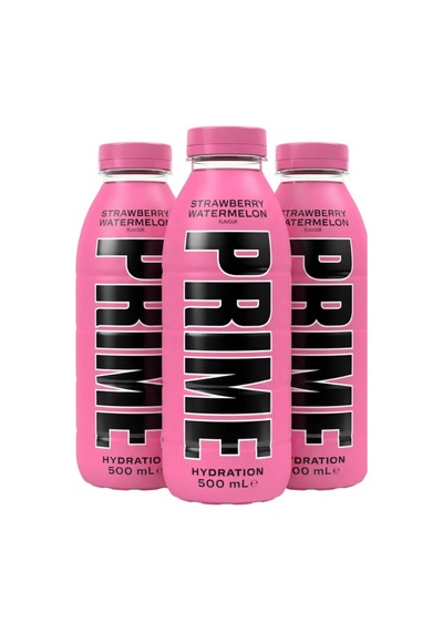 Prime Hydration Strawberry Watermelon 500 Ml Çilek & Karpuz Aromalı Sporcu İçeceği 3 Adet