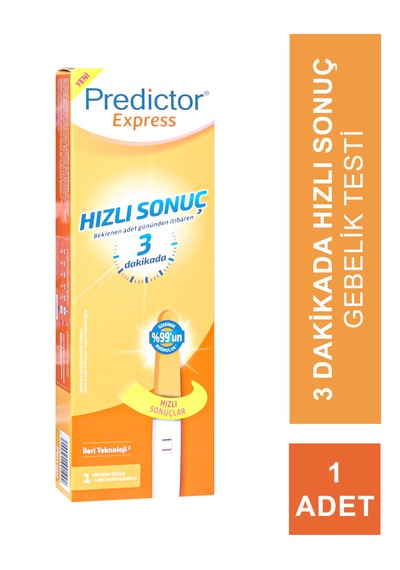 Predictor Express 3 Dakikada Hızlı Gebelik Testi