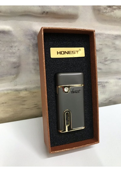 Honest Marka Rüzgar Çakmağı Gaz Göstergeli Füme