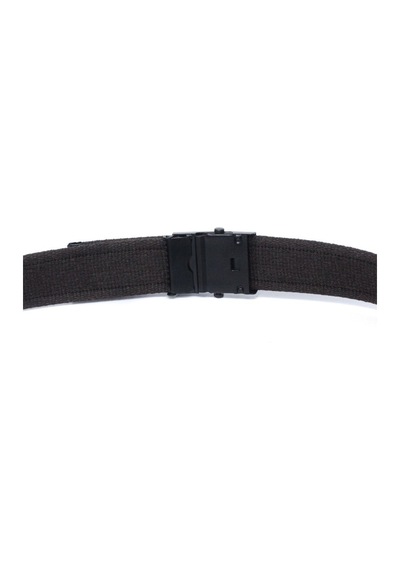 Livize Unisex Siyah Tokalı Kolon Kemeri 4Cm Kahverengi Kahverengi