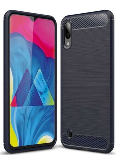Galaxy M10 Kılıf Zore Room Silikon Kapak Lacivert