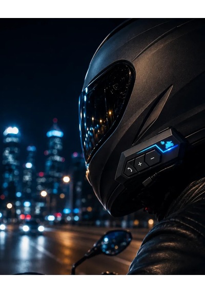 Bluetooth Motosiklet Kask Kulaklığı Mikrofonlu Kablosuz Sürüş Intercomu 37982167