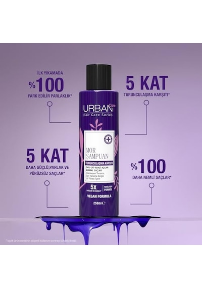 Ayrex Turunculaşma Karşıtı Mor Saç Bakım Şampuanı-250 Ml-sülfatlı