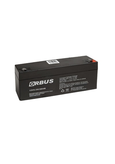 12v 2.2 Ah / 2.3 Ah Akü Kuru Tip 178 34 60 Uzun 0,9 Kg Tse'li