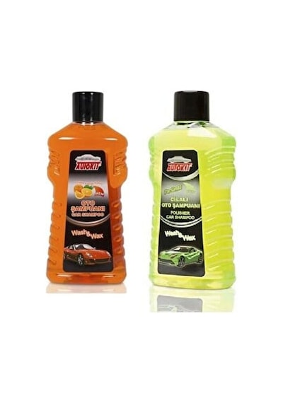 Autokit Cilalı Oto Şampuanı 1 Lt 2'Li Set Autokit 2Li