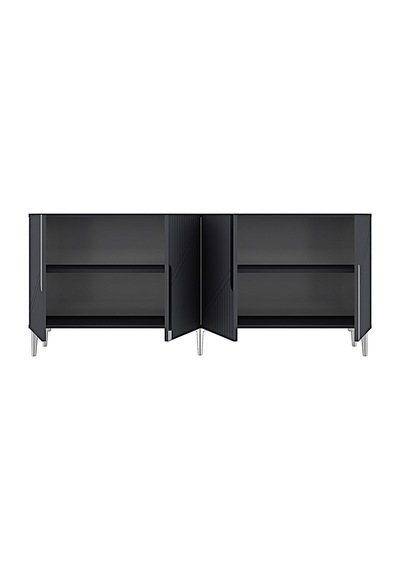 Ka1528as Evva Konsol Ve Tv Sehpası Antrasit-silver 150cm