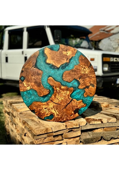Stonechem Epoksi Silikon Tepsi Düz Yuvarlak İçten İçe 33 Cm İç Yükseklik 12 Mm