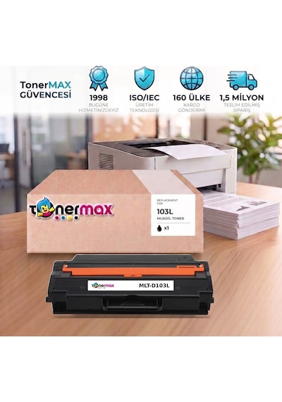 Samsung Ml-2950nd Uyumlu Toner Çipli Mlt-d103l 2'li 2.500 Sayfa