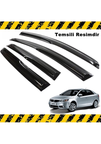 Kia Cerato Mügen Cam Rüzgarlığı 2009-2015 Arası 4 Lü Set N11.27026