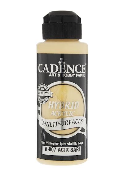 Multisurfaces Hibrit Boya 120 Ml Açık Sarı Tek Renk