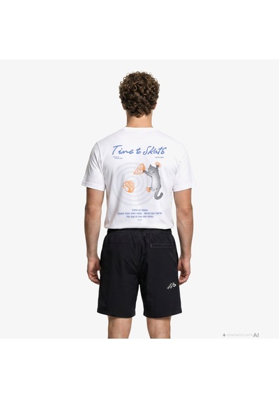 Anta Anta Skate Erkek Beyaz T-shirt 852628120 2800324