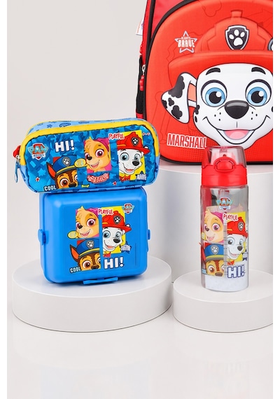 X Dekomus Lisanslı Paw Patrol Marshall 35 Cm Küçük Boy Anaokul,termoslu Beslenme Ve Kalem Çantası,beslenme Kabı,matara Seti Açık Gri