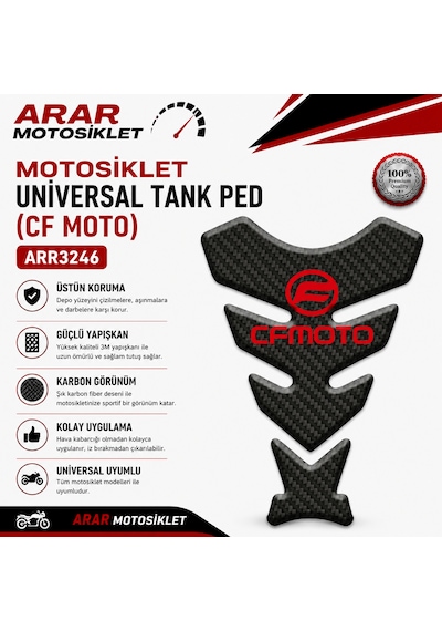 Motosıklet Universal Tank Ped Cf Moto -arr3246 Açık