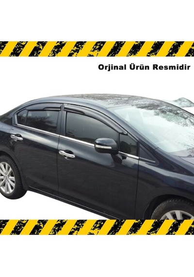 Honda Civic Mügen Cam Rüzgarlığı 2012-2016 Arası 4 Lü Set N11.32656