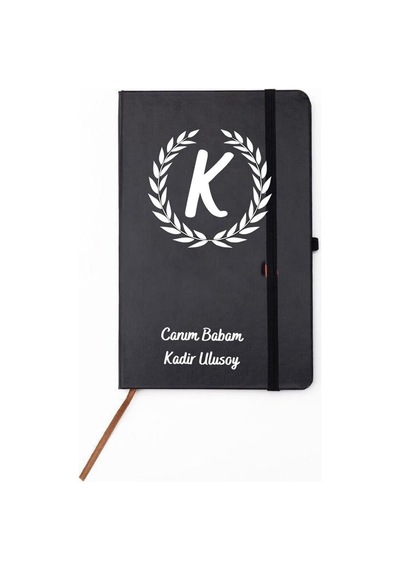 Babaya Özel Deri Kaplı Defter