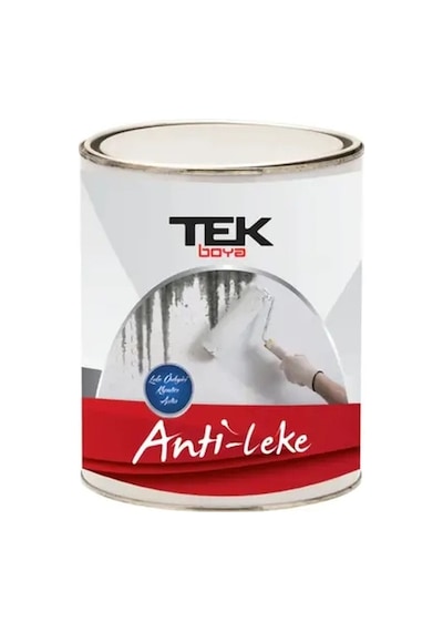 Tek Boya Anti Leke Astar 1/1 Beyaz Renk, Astar Boya, 0,5l Diğer