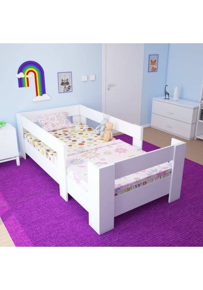 Herseycik Ninnimo Montessori Mdf 100X200 Karyola Y101 - Y 1002 Beyaz