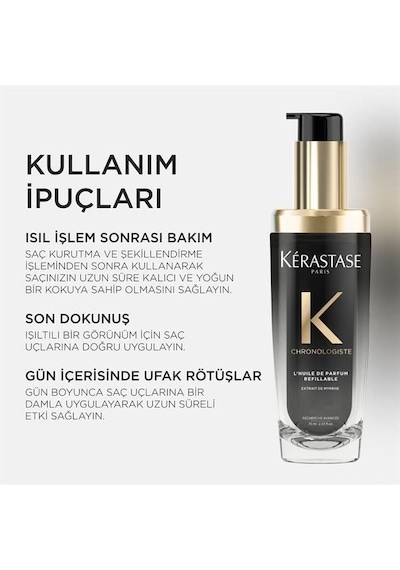 Kerastase Saç Bakım Yağı 75ml. Chronologiste