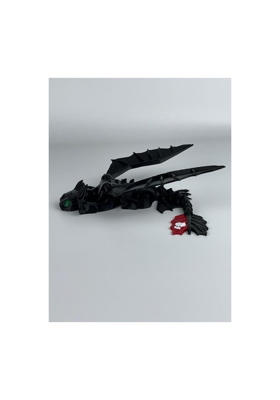 Dişsiz Toothless Ejderhanı Nasıl Eğitirsin Hareketli Figürü - 20 Cm 1 Adet Siyah Hayatvesanat