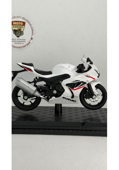Suzuki Gsx-r1000r Beyaz 1:18 Ölçek Diecast Model Motosiklet