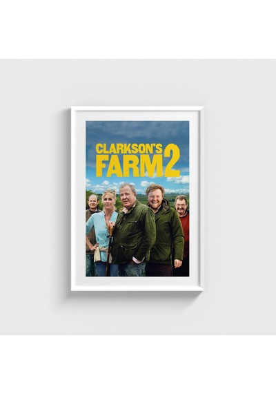 Clarksons Farm 2 Dizi Posteri Tablo Çerçeveli Poster Duvar Dekorasyonu Beyaz Çerçeveli Tablo Beyaz Çerçeveli Tablo Dn11d455beyaz