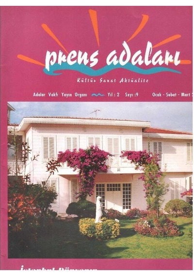 Prens Adaları - Kültür Sanat Aktüalite - Ocak - Şubat Mart 2001 Retro Eski Basım Koleksiyon