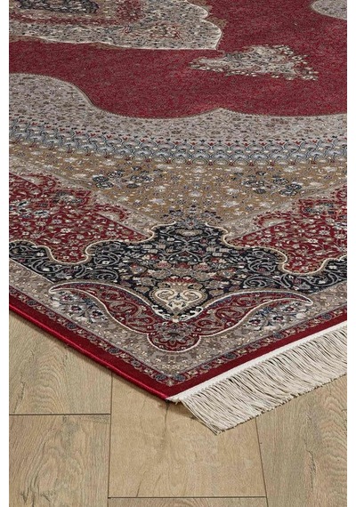Saray Halı Alhambra Ah11a 120 Tarak Lüks Klasik Salon Halısı Özel Taban Dokulu Kırmızı - Bordo - Bej Saray Halı Alhambra Ah11a 120 Tarak Lüks Klasik Salon Halısı Özel Taban Dokulu Kırmızı - Bordo - Bej