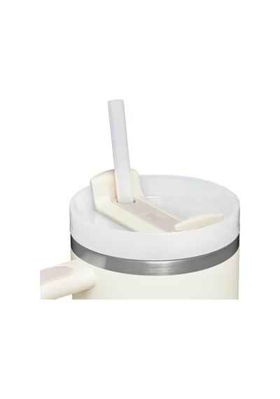 Quencher H2.0 Flowstate Pipetli Termos Bardak 1.18 Litre - Krem Paslanmaz Çelik Çok Renkli