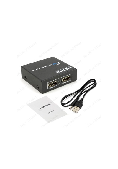 Hdmi Çoklayıcı 1 Giriş 2 Çıkışlı 1080P 3D Hdmi Splitter
