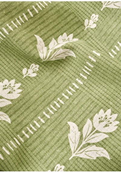 Bella Maison %100 Pamuk Nola Çift Kişilik Pike Haki 200x220 Cm Haki