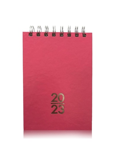 2023 Bloknot Günlük Ajanda 12x17 Pembe