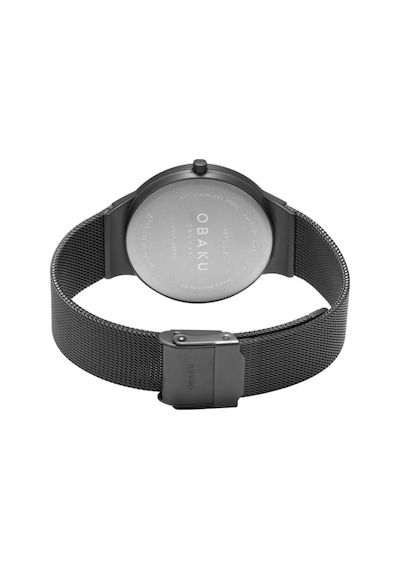 Obaku Denmark V307lxbbmb Quartz Hasır Siyah Safir Cam 34 Mm Kadın Kol Saati Siyah