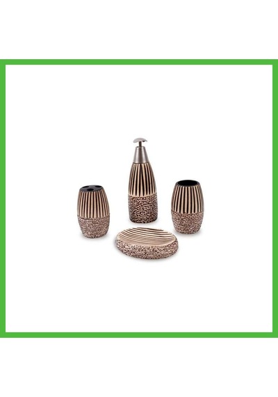Vaveni 095 Seramik 4lu Banyo Seti Arz Çok Renkli