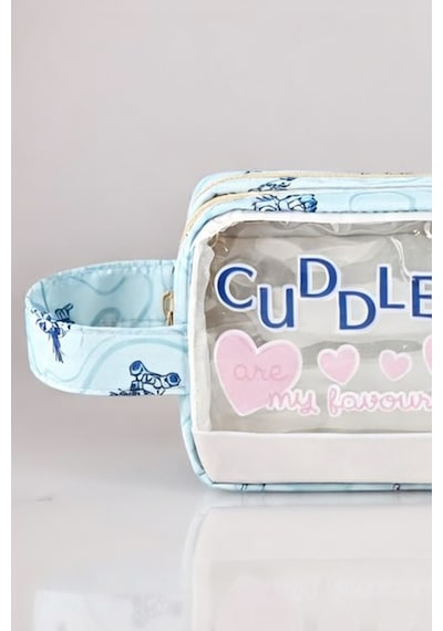 X Dekomus Lisanslı Stitch "cuddle Dream Collection" Kalem Çantası Dekomus Cep Defteri Hediyeli 124-Pembe