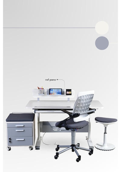 Creo Mobili Yükseklik Ve Eğim Ayarlı Vega Premium Bilgisayar Ve Çalışma Masası Takımı Beyaz/antrasit Gri Creo Mobili Yükseklik Ve Eğim Ayarlı Vega Premium Bilgisayar Ve Çalışma Masası Takımı Beyaz/antrasit Gri