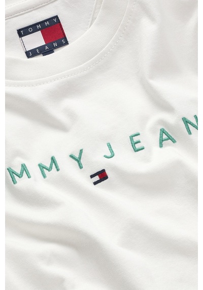 Tommy Hilfiger Tjm Normal Kesim Lineer Logolu Erkek Yeşil T-shirt Dm0dm20744l5y Yeşil