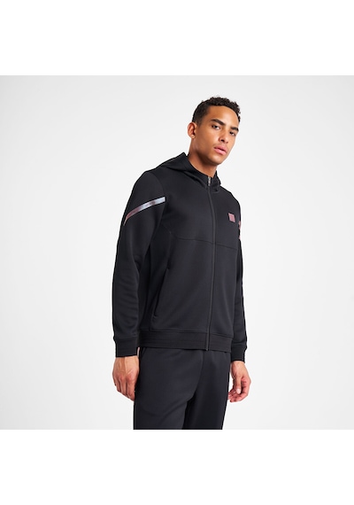 Lescon Erkek Fermuarlı Kapüşonlu Sweatshirt 25n-1128 Siyah