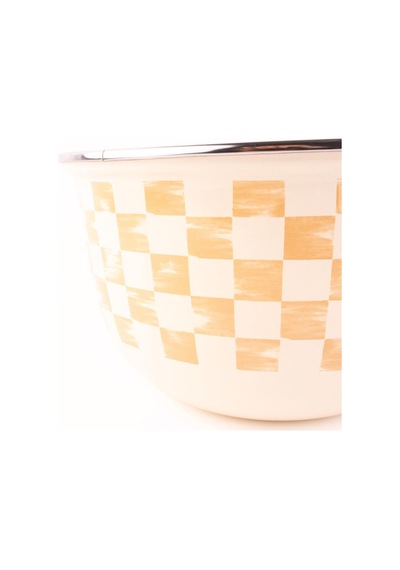 Beige Emaye Karıştırma Kabı 24 Cm - 4lt
