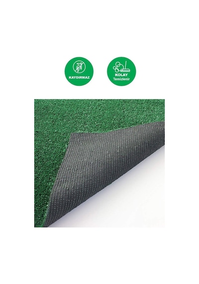 Çim Halı Yapay Çim Suni Çim Plastik Halı 7 Mm Yeşil