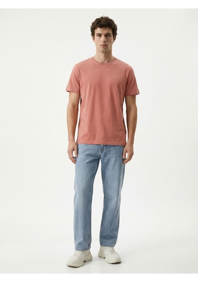 LOFT Regular Fit Erkek Tshirt K.kol Light Rose