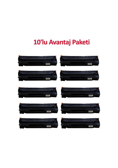 10 Adet Hp Cf217a/crg-047 Çipli Uyumlu  Toner 10 Adet