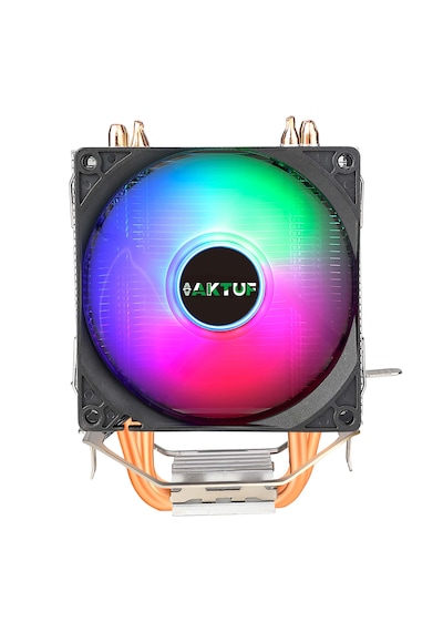 Aktuf Ak4x Rainbow 4 Bakır Borulu Amd/intel Kule Tipi Yüksek İşlemci Soğutucusu
