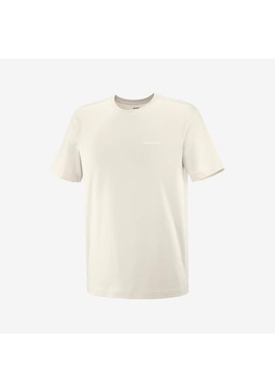 Salomon Logo Tee M Raıny Day// Erk T-shırt Lc2526300 Beyaz