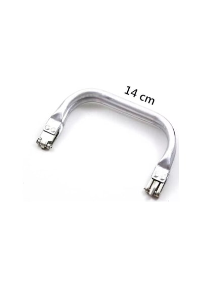2K Gizli Metal Çanta Bursu 14 Cm - Metal Çanta Aparatı Çanta Aksesuarı Açık Ahşap