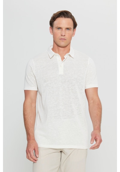 AC&Co / Altınyıldız Classics Erkek Ekru Pamuklu Slim Fit Dar Kesim Polo Yaka Tişört Ekru AC&Co / Altınyıldız Classics Erkek Ekru Pamuklu Slim Fit Dar Kesim Polo Yaka Tişört Ekru