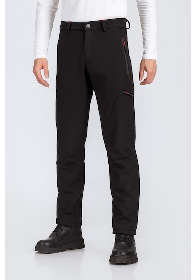 Vatan Tekstil Erkek Suya Ve Rüzgara Dayanıklı Softshell Outdoor Pantolon Siyah