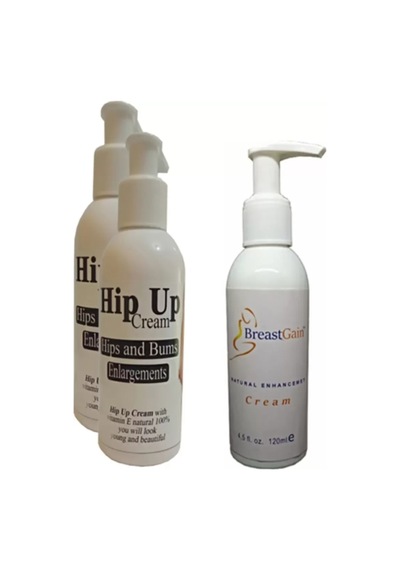 Hubrendy Sh Hintohu Hipup Kalça Kaldırma,büyütme,sıkılaştırıcı Krem 120 Ml 2 Adet+breastgaın Toparrl