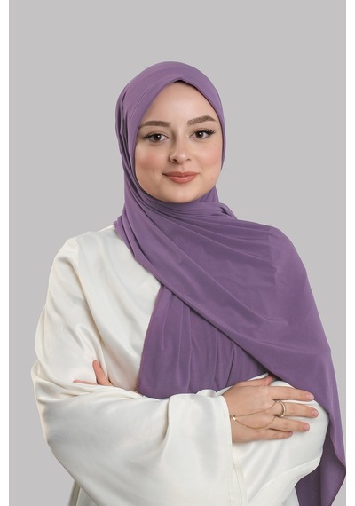 Hürrem Bone Mor Pratik Hazır Geçmeli Şal Sandy Önü Süngerli 2412 22